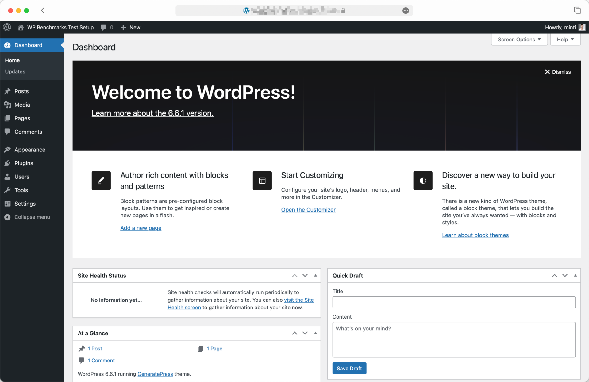 Clean Wordpress Installation