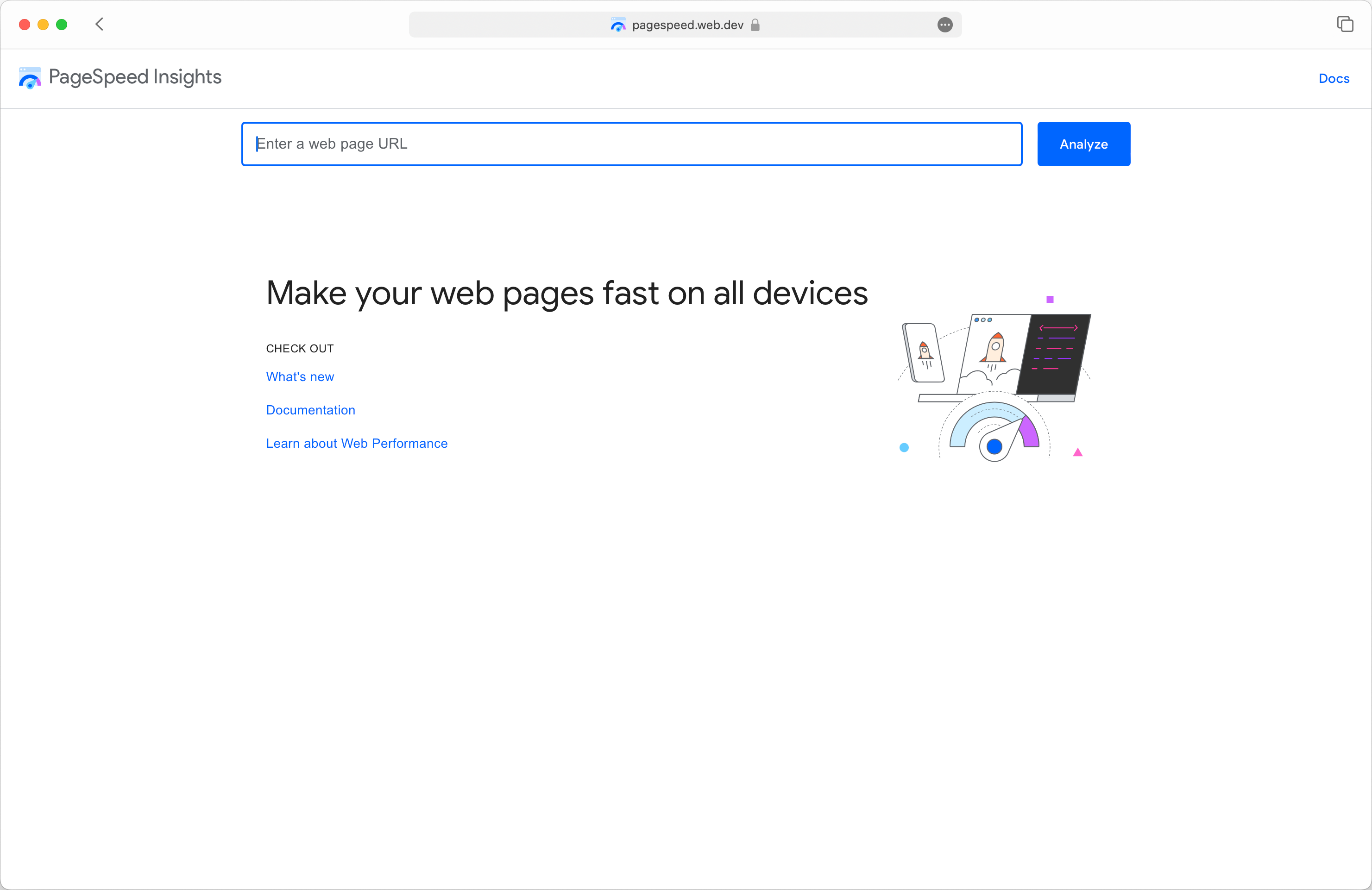 Pagespeed Insights Screenshot